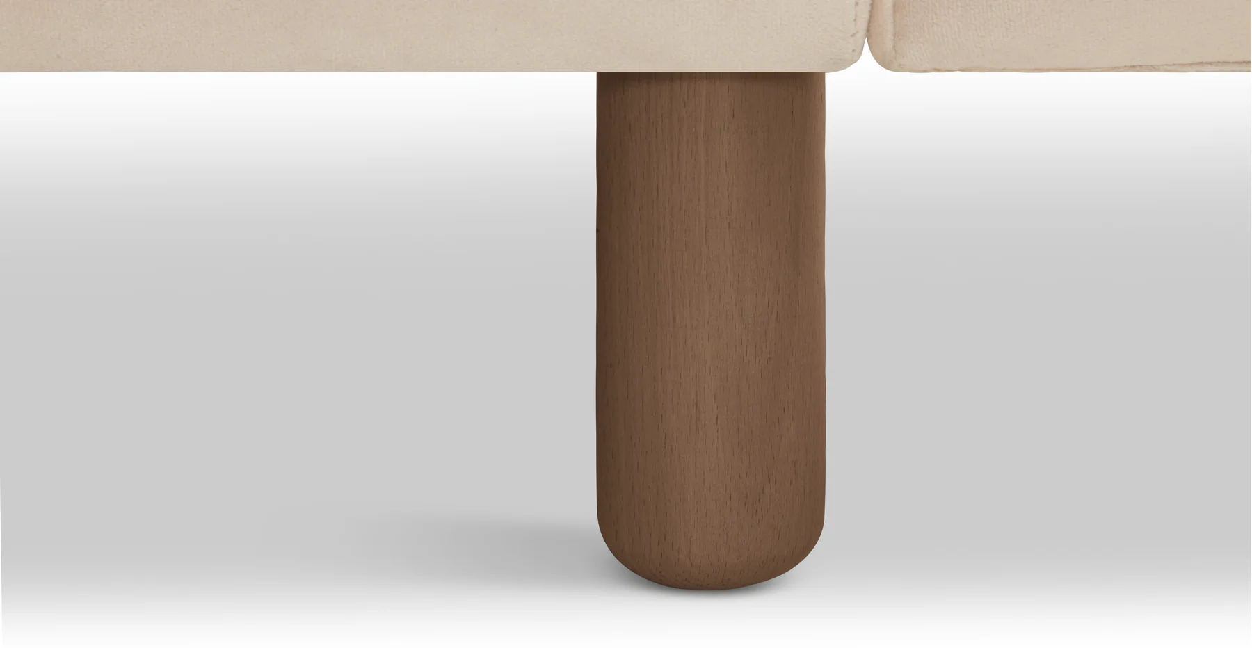 Klem Slim Tekli Koltuk Large Silindir Ahşap Ayak - Kadife - Image 62