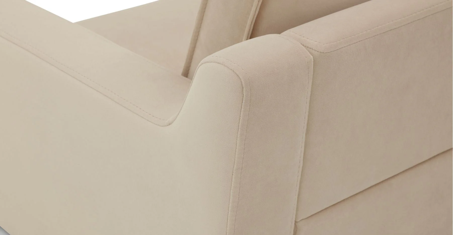Klem Slim Tekli Koltuk Large Silindir Ahşap Ayak - Kadife - Image 91