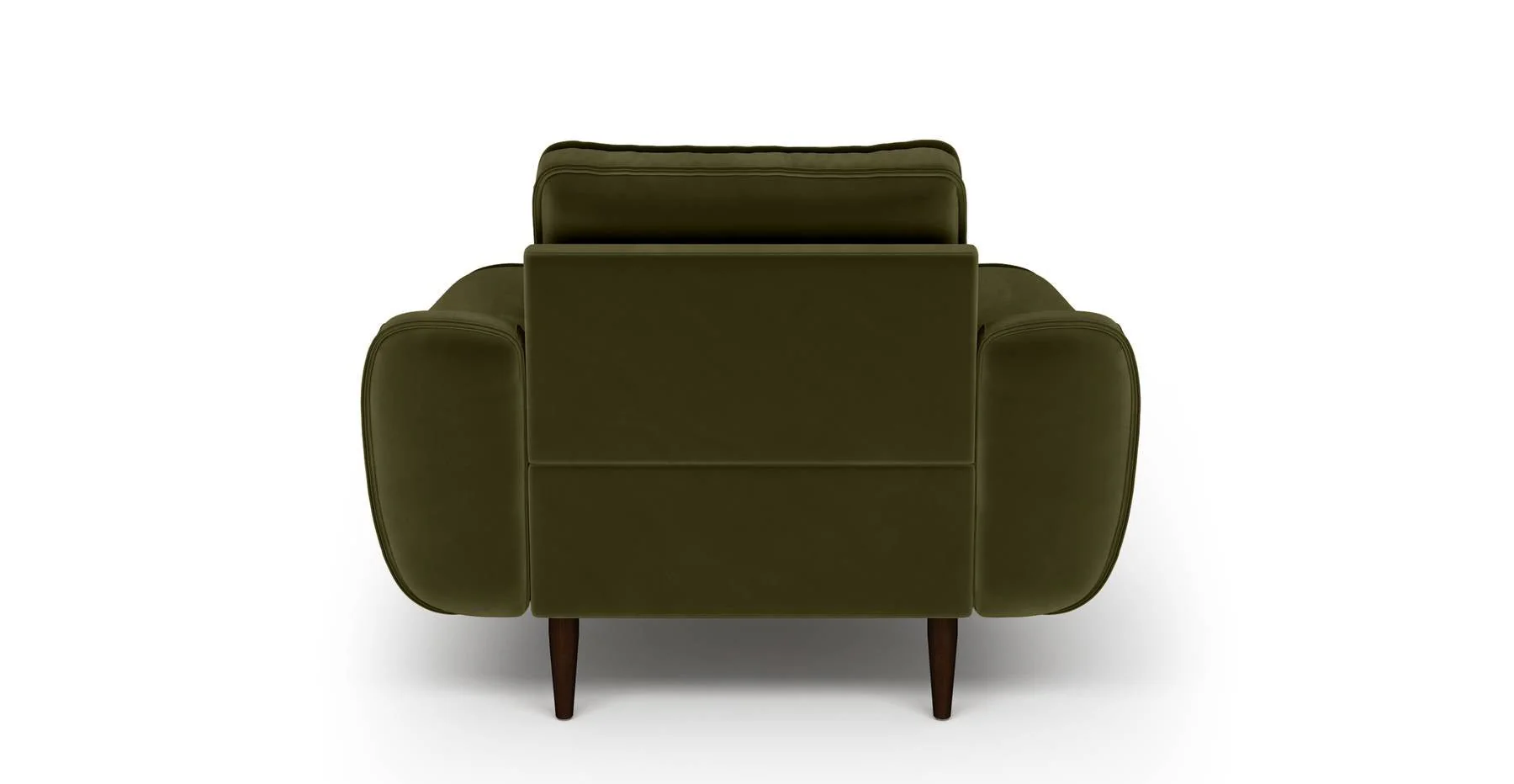 Klem Tekli Koltuk Ahşap Ayak - Kadife - Image 27