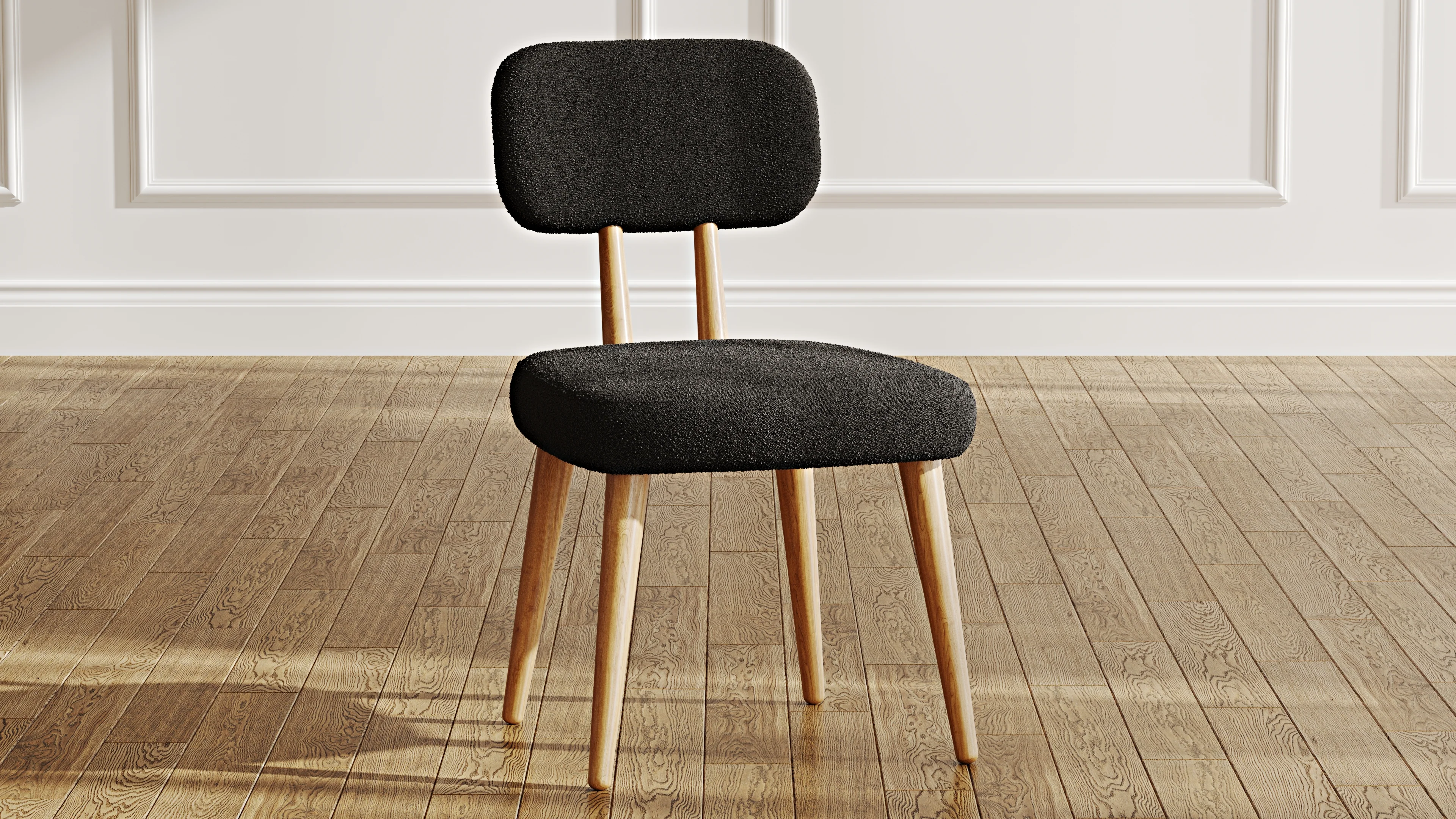 Lyno 77x140 Cm Sabit Yemek Masası Takımı (6 Roa Sandalye) - Bukle - Image 12
