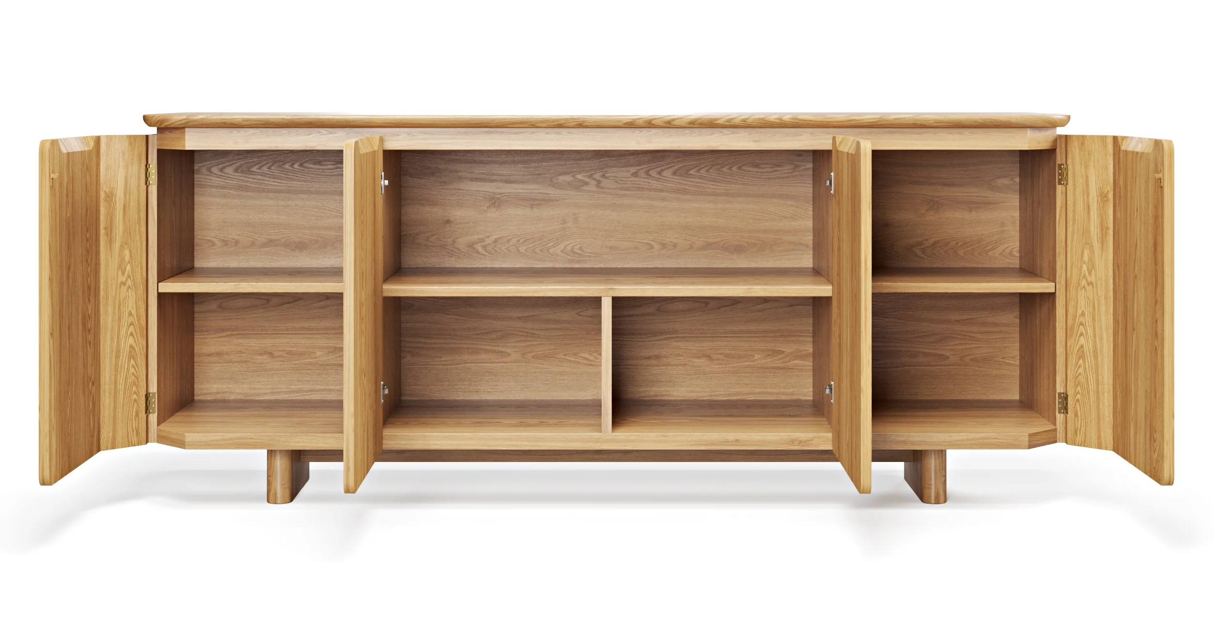 Lyno Masif Meşe Konsol - 182x77 cm - Image 14