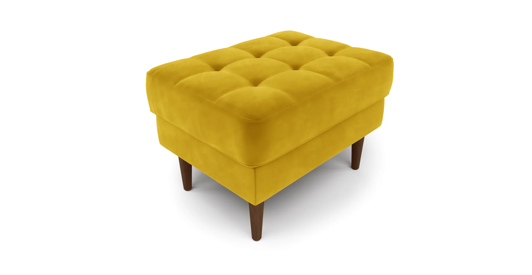 Modsy Puf Small Ahşap Ayak - Kadife - Image 17