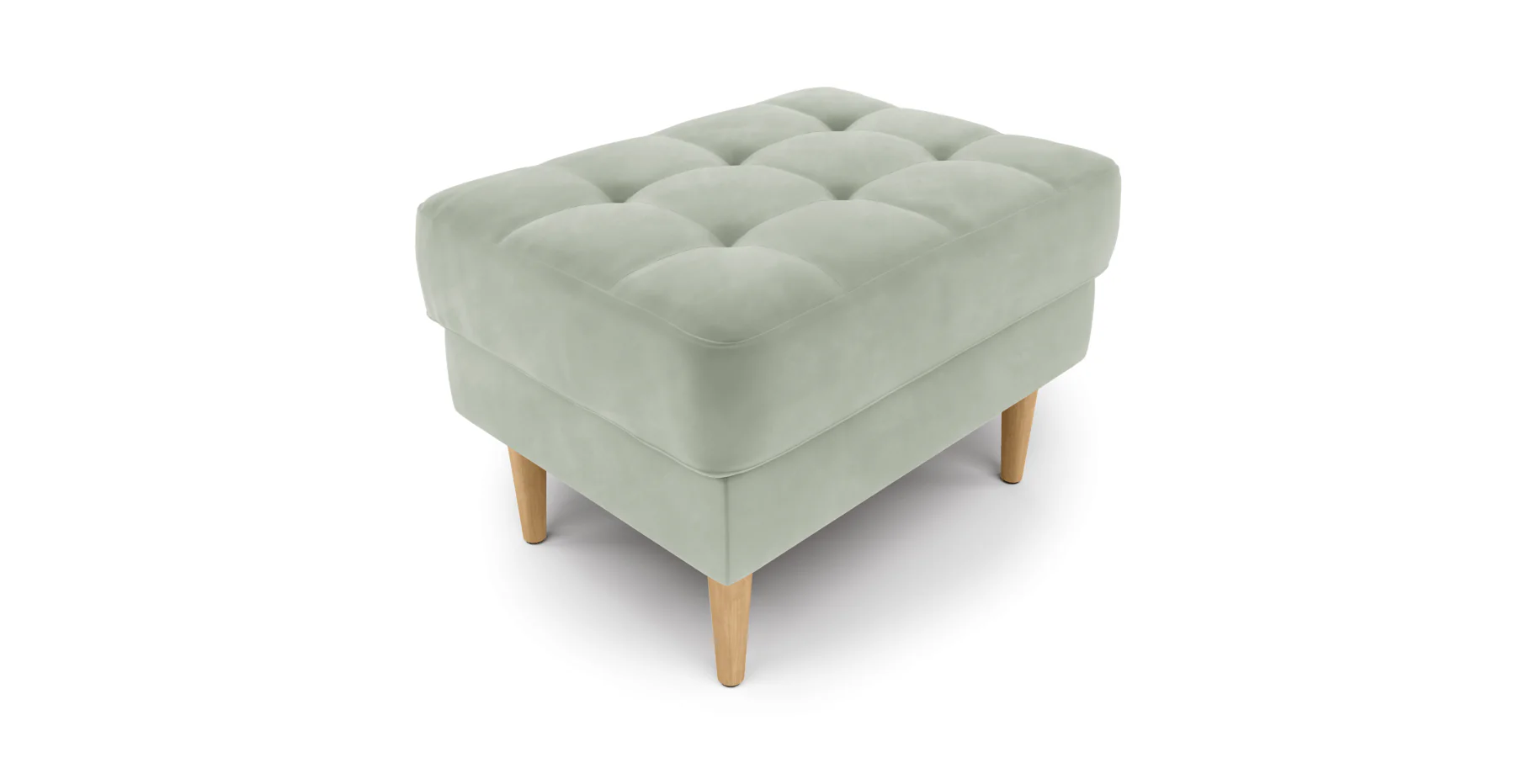 Modsy Puf Small Ahşap Ayak - Kadife - Image 27