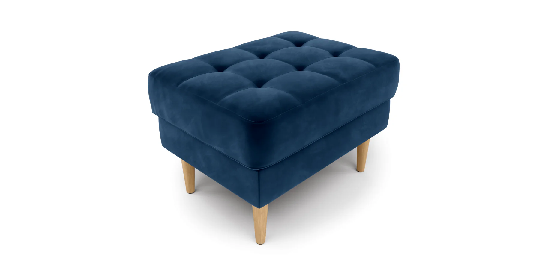 Modsy Puf Small Ahşap Ayak - Kadife - Image 30