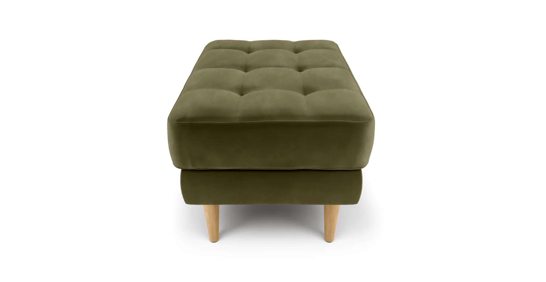 Modsy Puf Small Ahşap Ayak - Kadife - Image 32