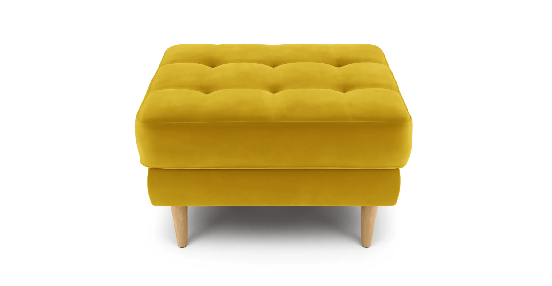 Modsy Puf Small Ahşap Ayak - Kadife - Image 34