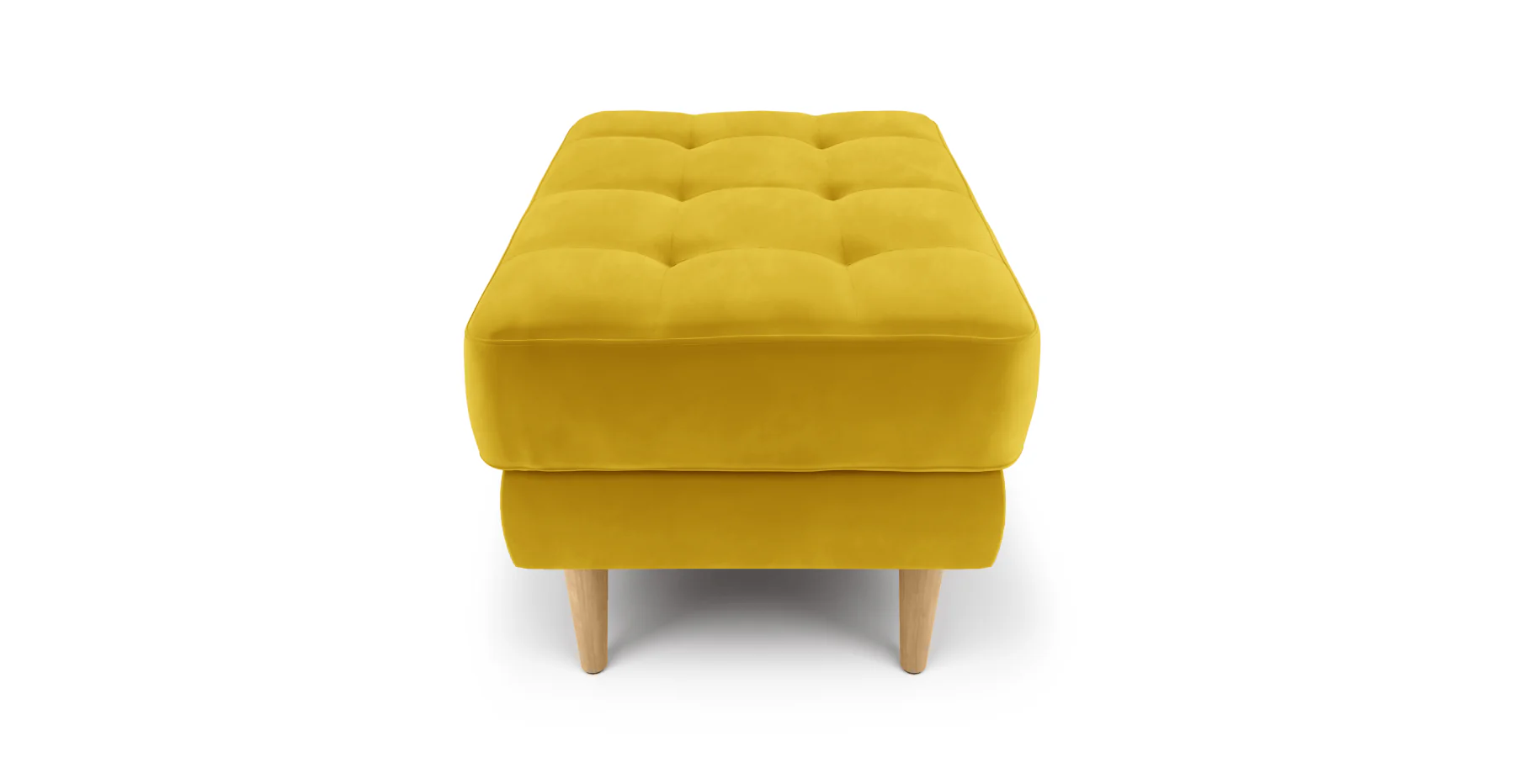 Modsy Puf Small Ahşap Ayak - Kadife - Image 35