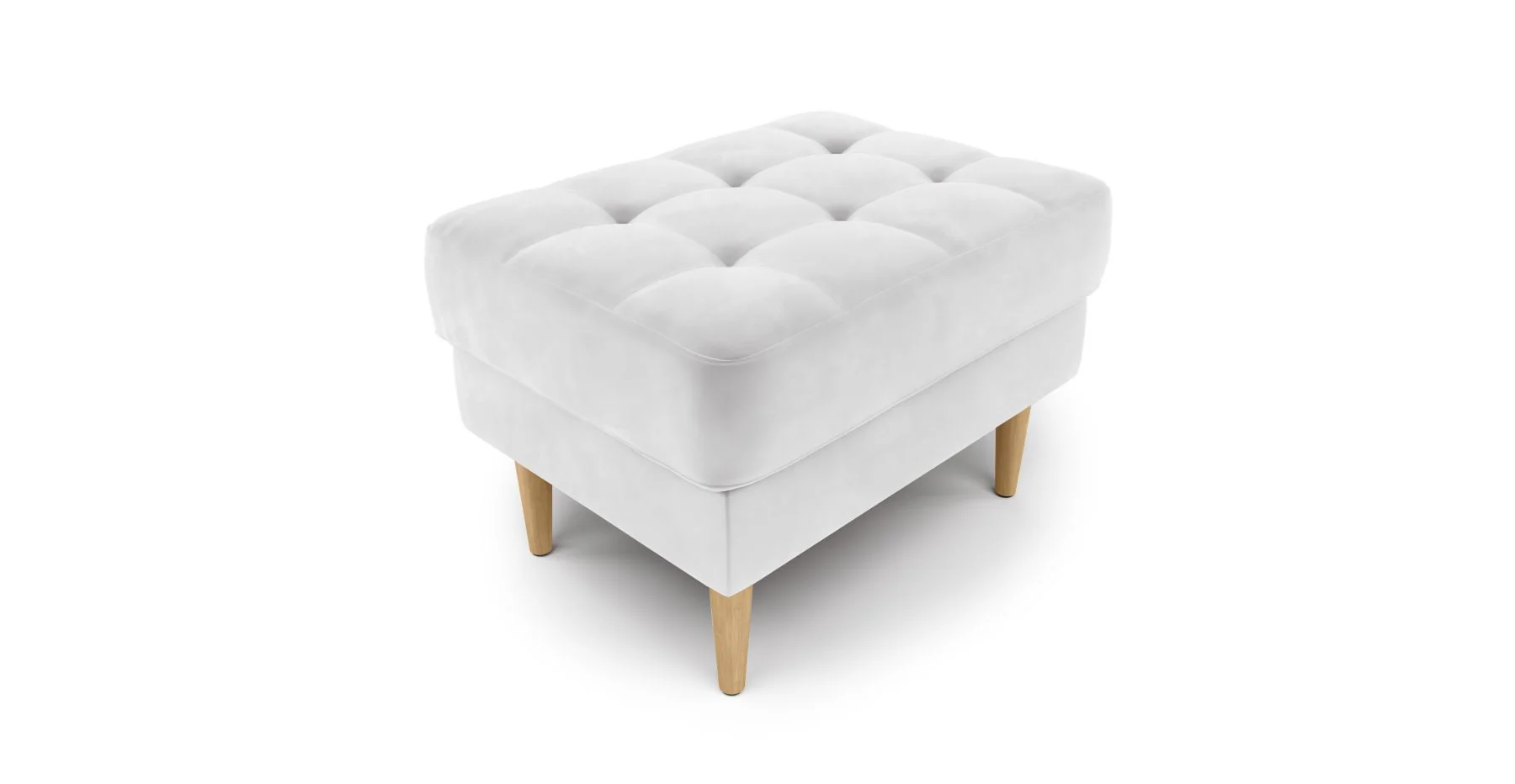 Modsy Puf Small Ahşap Ayak - Kadife - Image 74