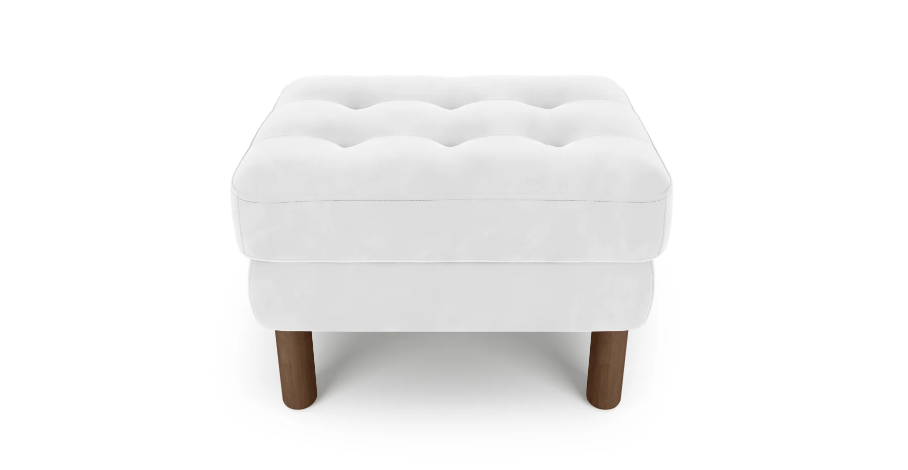 Modsy Puf Small Silindir Ahşap Ayak - Kadife - Image 26
