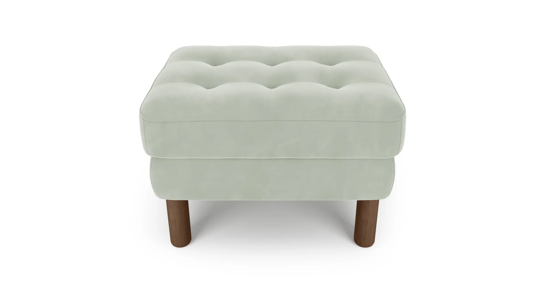Modsy Puf Small Silindir Ahşap Ayak - Kadife - Image 28