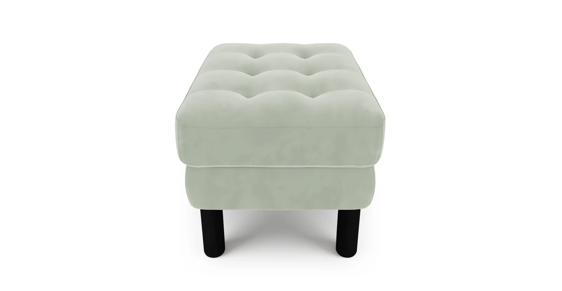 Modsy Puf Small Silindir Ahşap Ayak - Kadife - Image 60