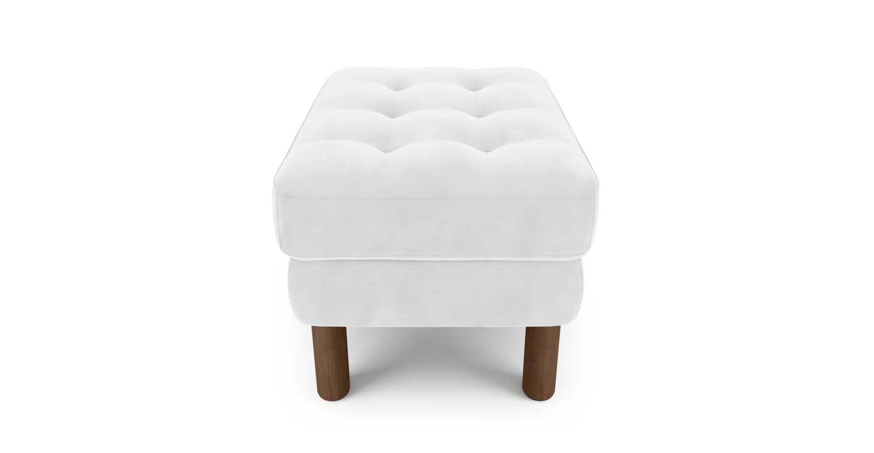 Modsy Puf Small Silindir Ahşap Ayak - Kadife - Image 75