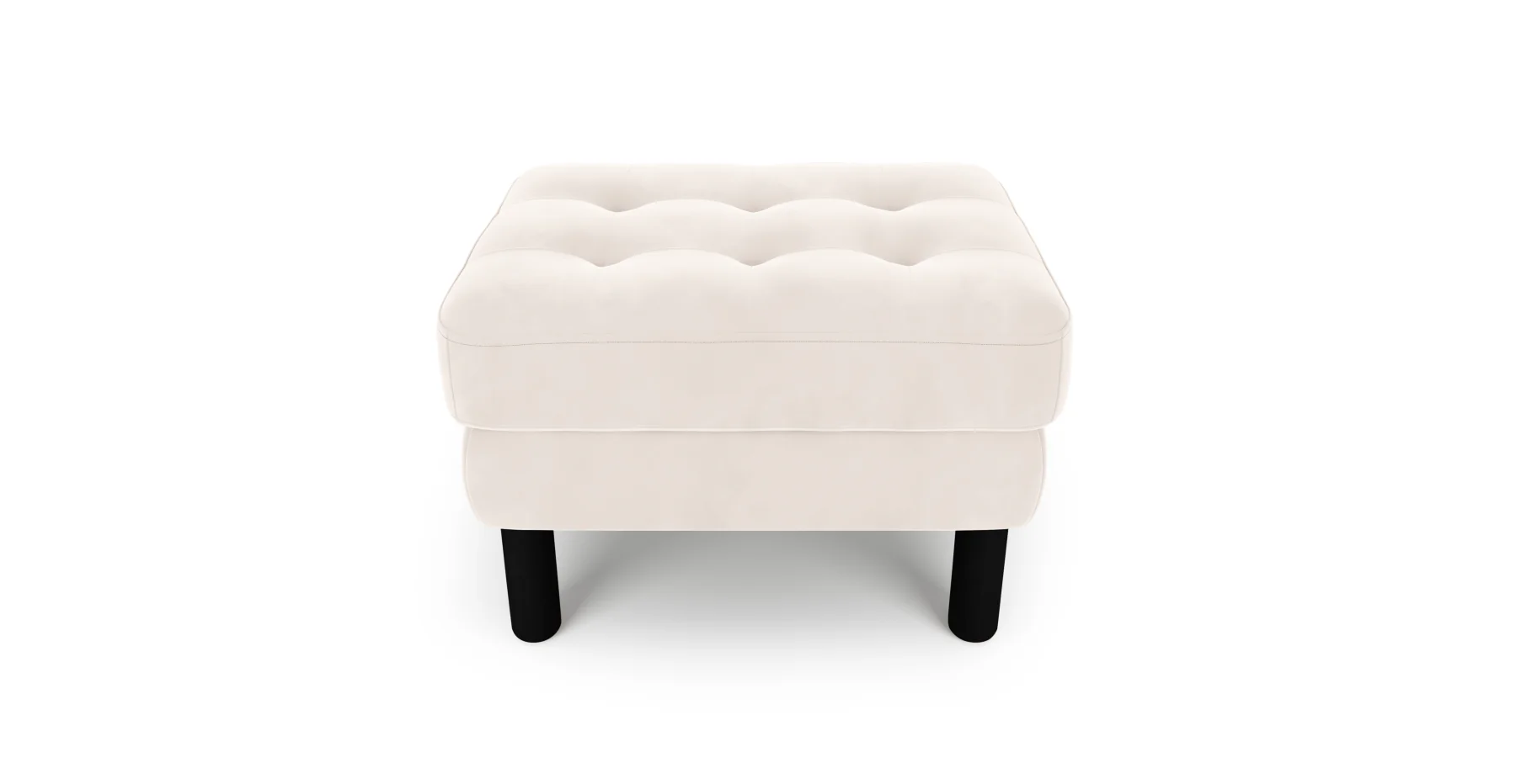 Modsy Puf Small Silindir Ahşap Ayak - Kadife - Image 97