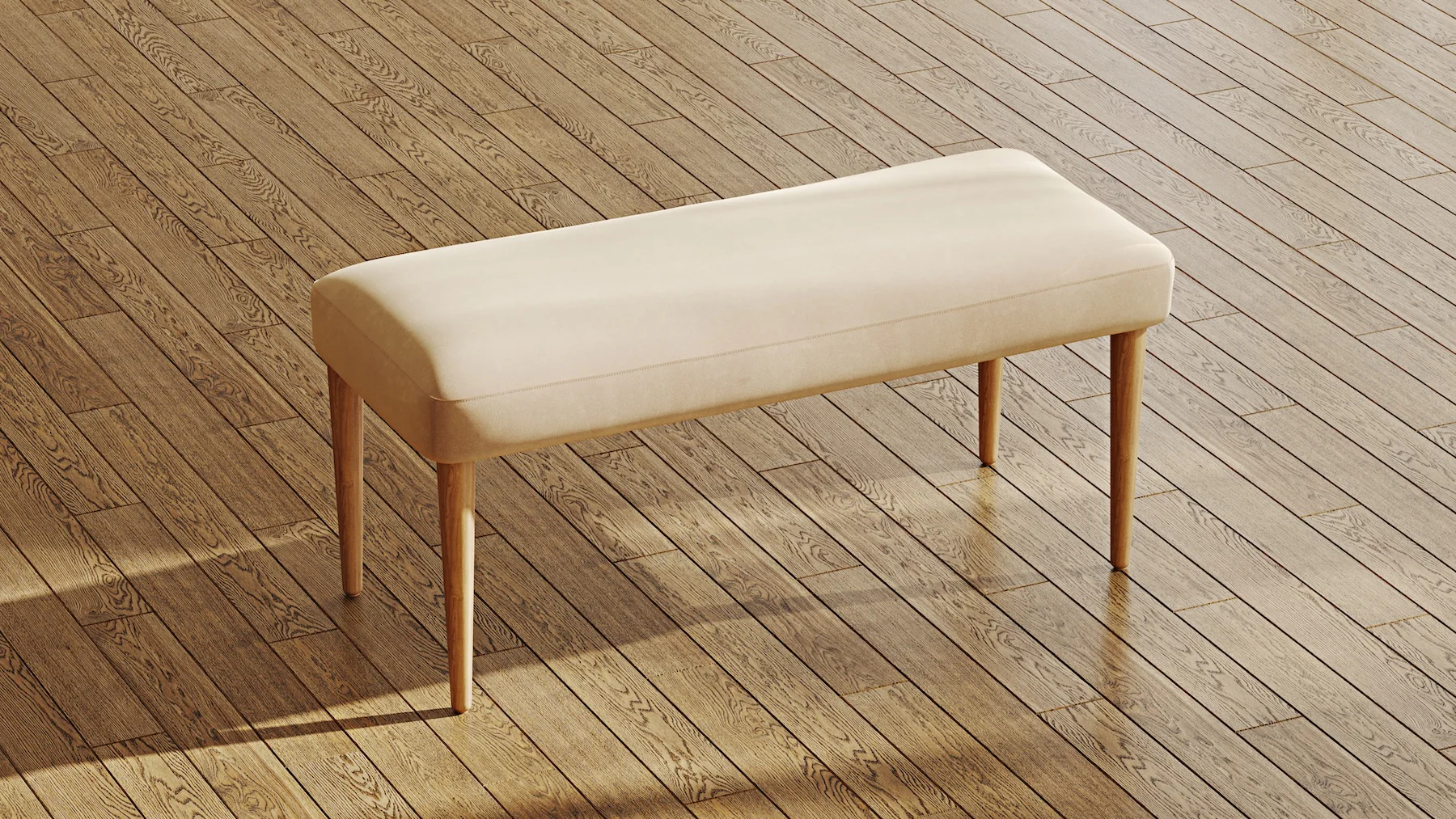 Roa Meşe Bench - Kadife - Image 94