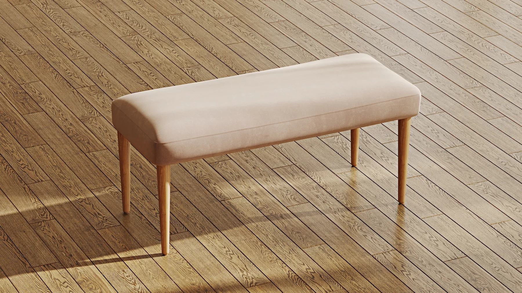 Roa Meşe Bench - Kadife - Image 98