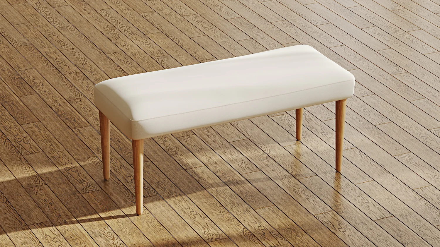 Roa Meşe Bench - Performans Kadife - Image 3